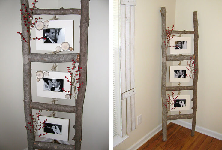 Branches as frames for photos