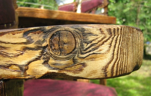 Рельеф деревянного разреза