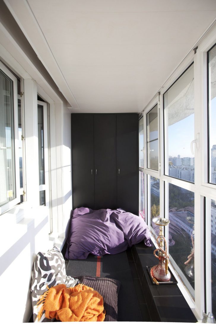 практичное использование пространства балкона